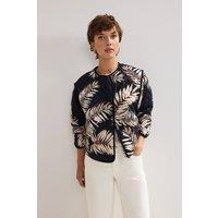 Phase Eight Women's Kharis Quilted Print Reversible Jacket in Midnight | Size: XS