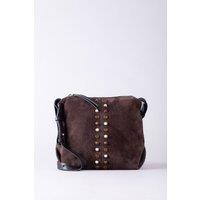 Lakeland Leather Women's 'Buttermere' Suede Cross Body Bag in Brown