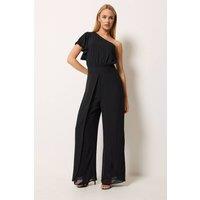Star by Julien Macdonald Women's Wide Leg Corsage Jumpsuit in Black | Size: 16
