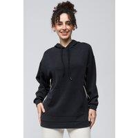 Dexia Women's Hooded Modal Blend Sweatshirt with Pocket Dark Grey | Size: Large