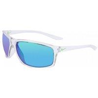 Nike Men's EV1113-901-66 Adrenaline Square/Rectangle Sunglasses in Clear