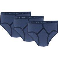 Chums Men's Jockey Y-Front Cotton Briefs Multi Pack Of 9 Underwear in Navy | Size: 38