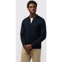 Melka Men's Zip Through Cardigan in Navy | Size: XL