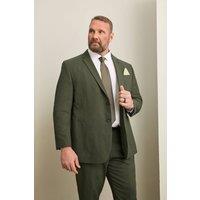BadRhino Men's Tailoring Linen Suit Jacket in Light Khaki | Size: 56S