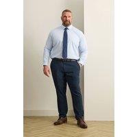 BadRhino Men's Linen Suit Trousers in Dark Navy | Size: 54S