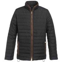 Brook Taverner Men's Padded Jacket in Black | Size: XL