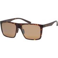 Maui Jim Men's MJ0455S-003 Honokalani Square/Rectangle Sunglasses in Brown
