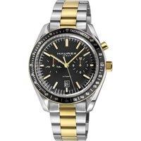 Haurex Italy Men's Missione 316L Steel Black Bezel Black Dial Watch
