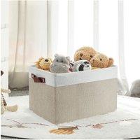 Living and Home Storage Basket Toys Cosmetic Sundries Organizer in Beige