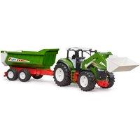 Bruder 1:16 ROADMAX Tractor with frontloader + tipping trailer in Green | Size: 1 Pack