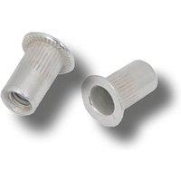 JRP Riveting Products M6 x 19.5 Aluminium Rivet Nuts in Silver