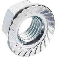 Unifix Class 6 Serrated Flange Nuts M6 x 1.00 in Silver
