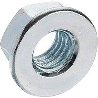 Unifix Class 6 Flange Nuts DIN 6923 BZP M5 x 0.80 in Silver