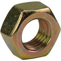 Unifix Class 8 Full Nuts DIN 934 ZYP M8 x 1.25 in Gold