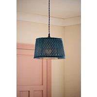 ValueLights Malina Double Teal Pleated Tapered Easy Fit Lamp Shade | Size: Large