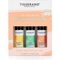 Tisserand Aromatherapy The Little Box Of Motivation Essential Oil in Clear