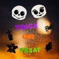 VFM e-Store The Boo Crew Halloween Gel Window Stickers Skeleton Wall Decoration