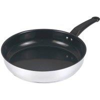 Swan Townhouse 20cm Non Stick Frying Pan in Silver | Size: 20 cm