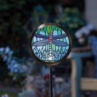 mysmartbuy Dragonfly Solar Stake Light - Hand-Painted