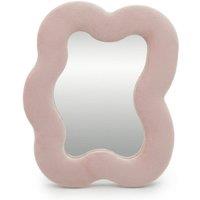 Serenityy Soft Wall Mirror - Square Rose Blush 22.5x27x2.3 cm | Size: 0.5m x 1m