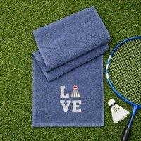 Duncan Stewart Love Sports Badminton Towel in Navy