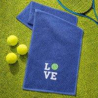 Duncan Stewart Love Sports Tennis Towel in Navy