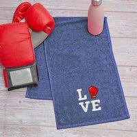 Duncan Stewart Love Sports Boxing Towel in Navy