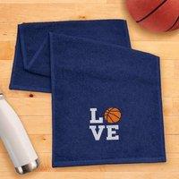 Duncan Stewart Love Sports Basketball Towel in Navy