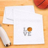 Duncan Stewart Love Sports Basketball Towel in White