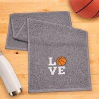 Duncan Stewart Love Sports Basketball Towel in Grey