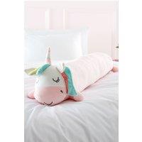 Catherine Lansfield 'Cuddle Friends Unicorn' Large 3D Cushion in Pink | Size: 90 cm x 15 cm
