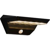 Nordlux Modern Outdoor Wall Light Black Plastic Sensor SolarLed 30, 000hrs - Battery, IP44
