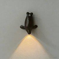 Obasyhig Rechargeable Motion Sensor Creative Wall Spotlight in Black