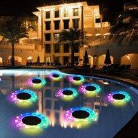 Obasyhig Style2-Solar-Powered Floating Pool Lights