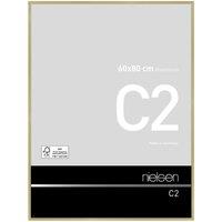 nielsen C2 Aluminium Picture Frame 60x80cm - Float Glass & Push/Turn Clips in Gold | Size: 60x80 cm