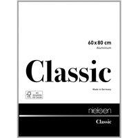 nielsen Classic 60x80cm Picture Frame - Aluminium with Glass Front in Silver | Size: 60x80 cm