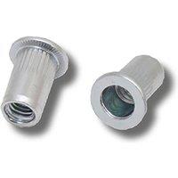 JRP Riveting Products M3 X 11.5 Steel Rivet Nuts JRPRNSFH0335 in Silver