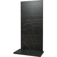 Acantha Fires & Fireplaces Acantha x3 Tile & Hearth Set in Black Marble Effect