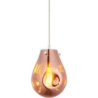 Netlighting 'PERUGIA' Stylish Dimmable Contemporary Single Pendant Ceiling Lamp in Copper