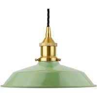 SE Home Mint Green Small Trinity Metal Pendant Light - Polished Brass