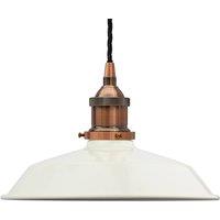 SE Home Clay White Small Trinity Metal Pendant Light - Antique Copper