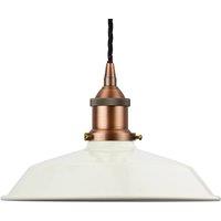 SE Home Clay White Small Trinity Metal Pendant Light - Matt Antique Copper