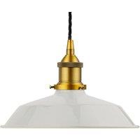 SE Home Pale Grey Small Trinity Metal Pendant Light - Antique Gold
