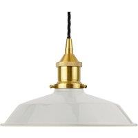 SE Home Pale Grey Small Trinity Metal Pendant Light - Polished Brass