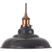SE Home Slate Grey St Edmund's Pendant Light - Matt Antique Copper