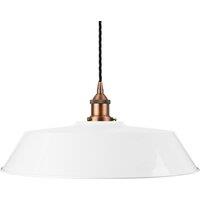 SE Home White Large Chancery Pendant Light - Matt Antique Copper