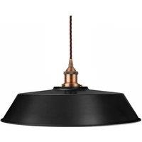 SE Home Matt Black Large Chancery Pendant Light - Matt Antique Copper