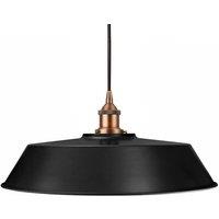 SE Home Matt Black Large Chancery Pendant Light - Matt Antique Copper