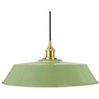 SE Home Mint Green Large Chancery Pendant Light - Polished Brass