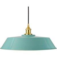 SE Home Duck Egg Blue Large Chancery Pendant Light - Polished Brass